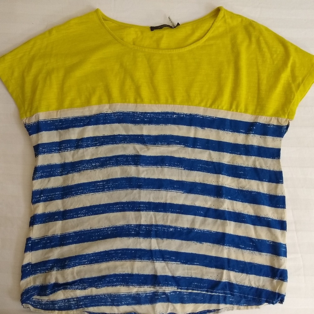 Green and Blue Blouse